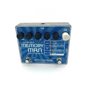Electro-Harmonix Stereo Memory Man w/ Hazarai Delay Looper Pedal EHX Clean